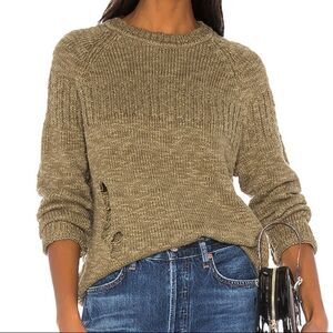 NWT LOVERS + FRIENDS Rhett Distressed Sweater